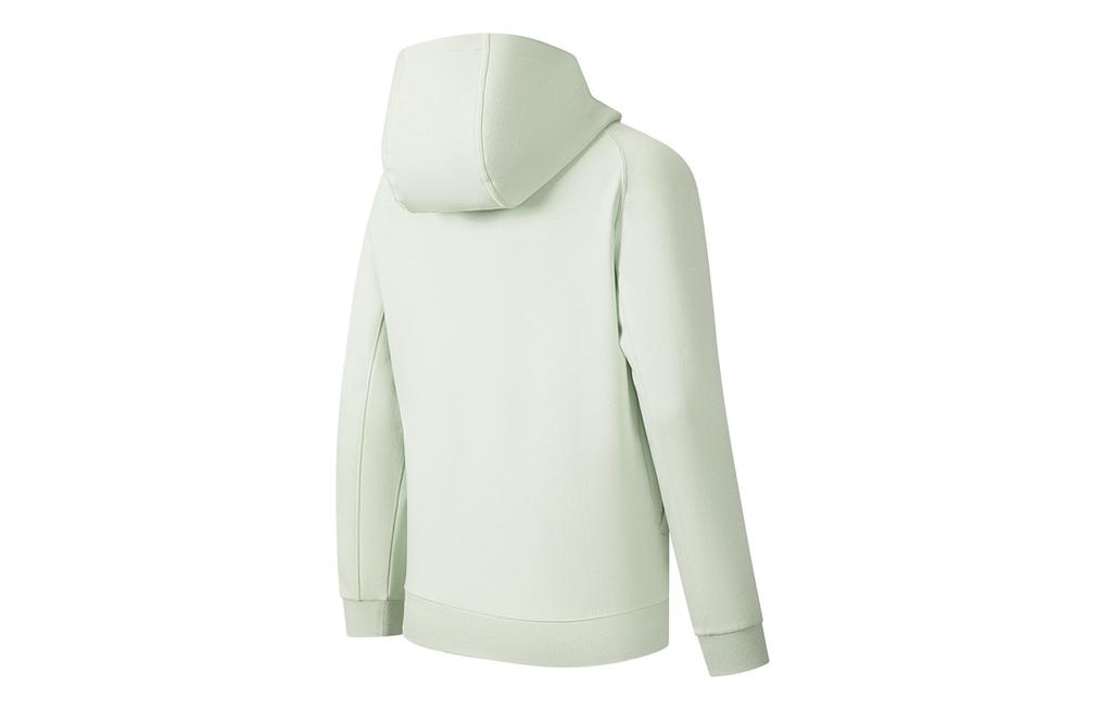 Li Ning Sweatshirt Women's Pale Greenish White Jade AWDS780-6