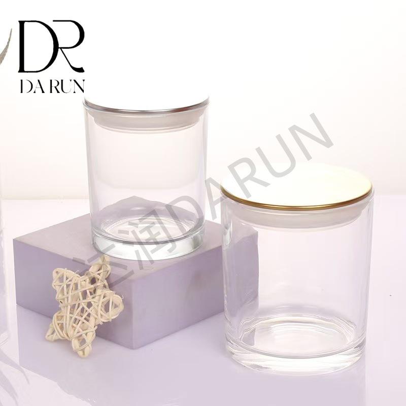 Transparent Glass Aromatherapy Candle Holder Cup