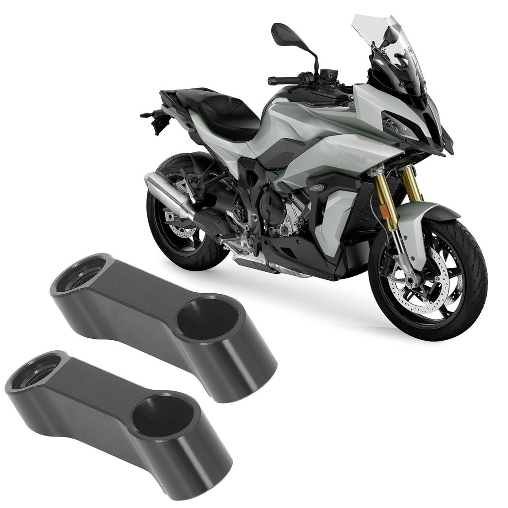 10mm Mirror Risers Extenders Aluminium Alloy Spacers Extension Adapter Kit for F900XR F900R S1000XR S1000R