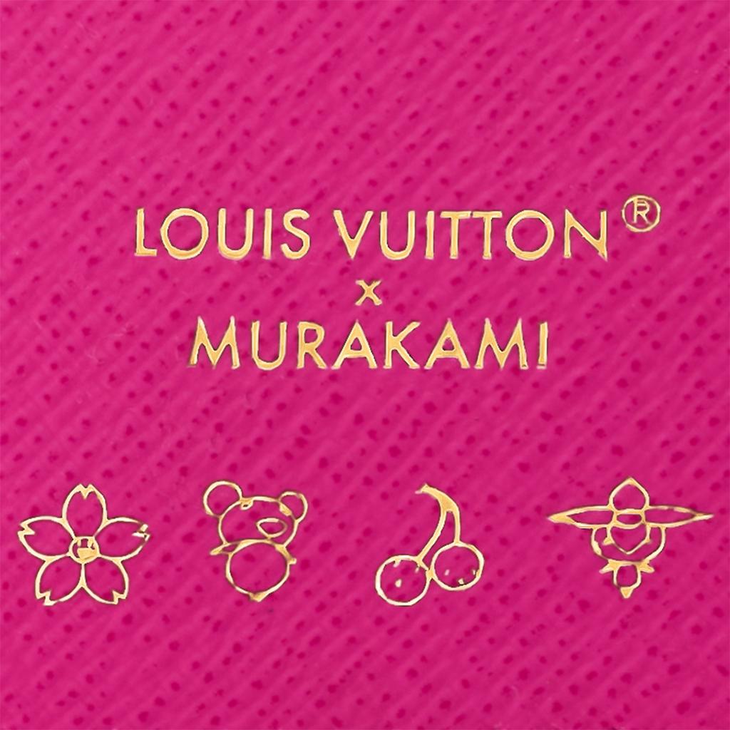 Louis Vuitton X Takashi Murakami Victorine Wallet Multicolor/White Monogram Canvas Women Wallets M28387