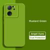 Pouzdro Angel Eyes z tekutého silikonu pro Xiaomi 13 13T Pro Ultra Lite Měkký nárazuvzdorný kryt na telefon Xiaomi13 13Pro 13Ultra 13Lite Funda