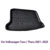 EVA Car Trunk Mat For Volkswagen VW Taos Tharu 2021 2022 2023 2024 2025 Waterproof Trunk Cargo Carpet Storage Pads Accessories