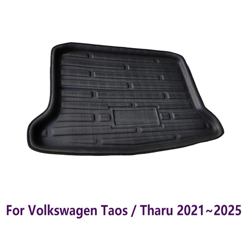 EVA Car Trunk Mat For Volkswagen VW Taos Tharu 2021 2022 2023 2024 2025 Waterproof Trunk Cargo Carpet Storage Pads Accessories