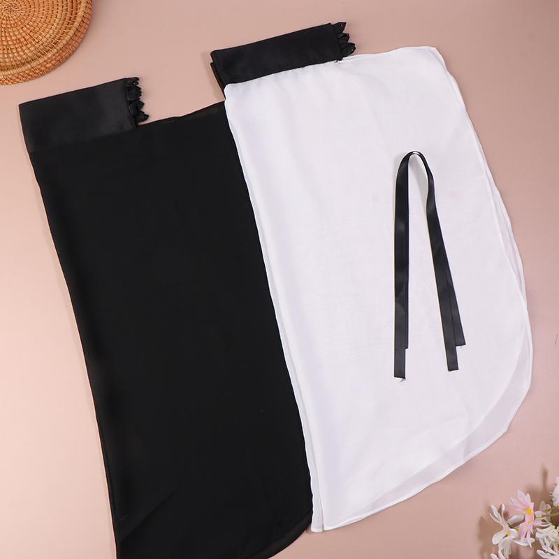 1Pair Women Sunscreen Long Detachable Tulle Sleeves Simple Decorative Tulle Sheer Arm Warmers Accessories