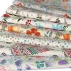 Japanese Pattern Cotton Fabric Set Cute Craft Perfect for DIY and More 7-Piece (Floral Pattern) - Fabric, 46x56cm, Crafts, Kits,