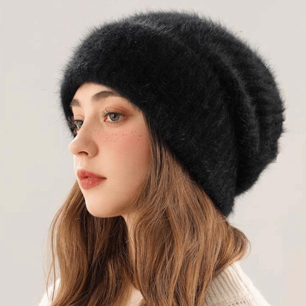 Rabbit Fur Rabbit Fur Hat Large Size Winter Hat Fashionable Head Cap  Winter