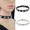 Stylish PU Leather Paws Design Choker Necklace With Metal Hardware For Everyday Wear Party Outfits Costume Accessories