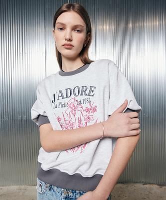 LARTIGENT L2 Flower Sweatshirt(Gray)