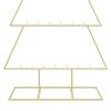 Metal Christmas Tree with Stand KUOPIO 150 cm Steel Gold