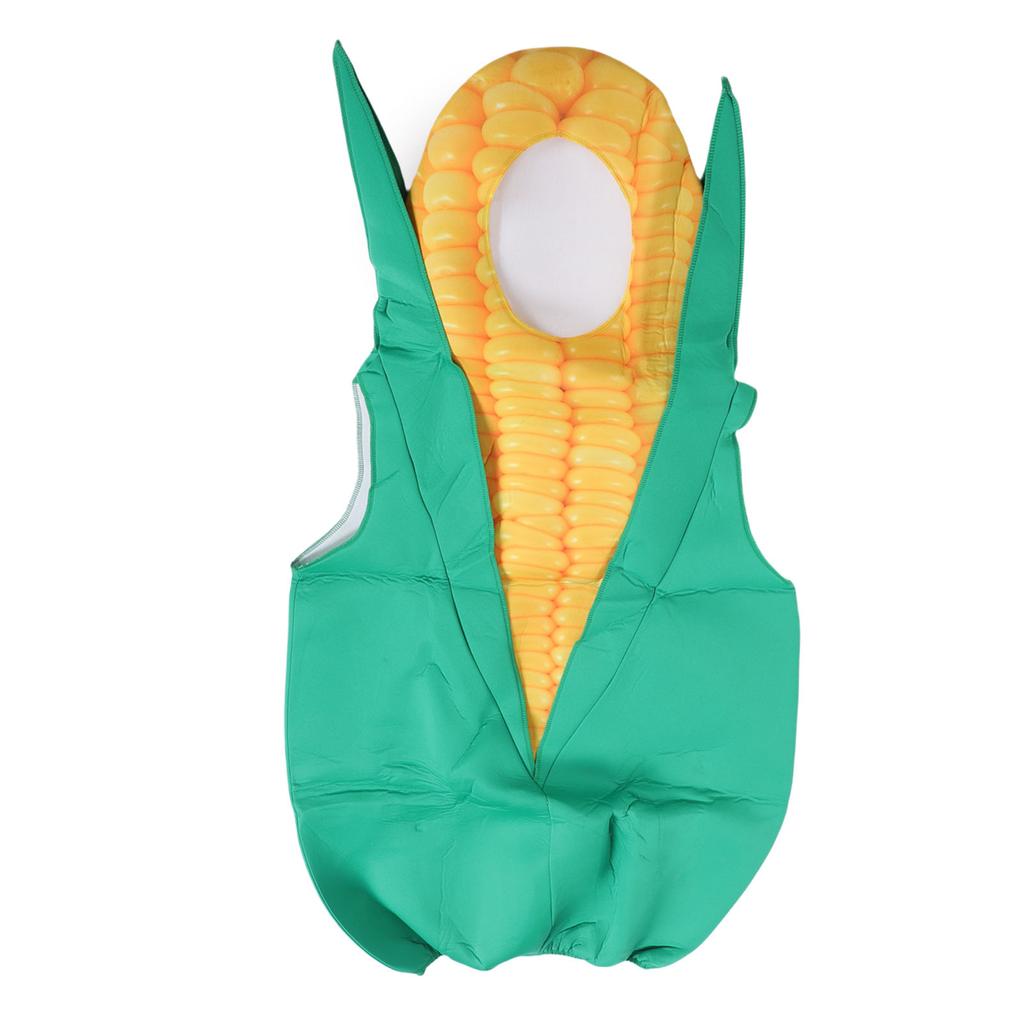 Corn Costume Funny Unisex Adult Food Costume with Open Face Arm Holes for Holiday Parties Dress Up Parties