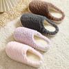 Cotton slippers women's new winter home indoor warm couple plush slippers men's autumn and winter