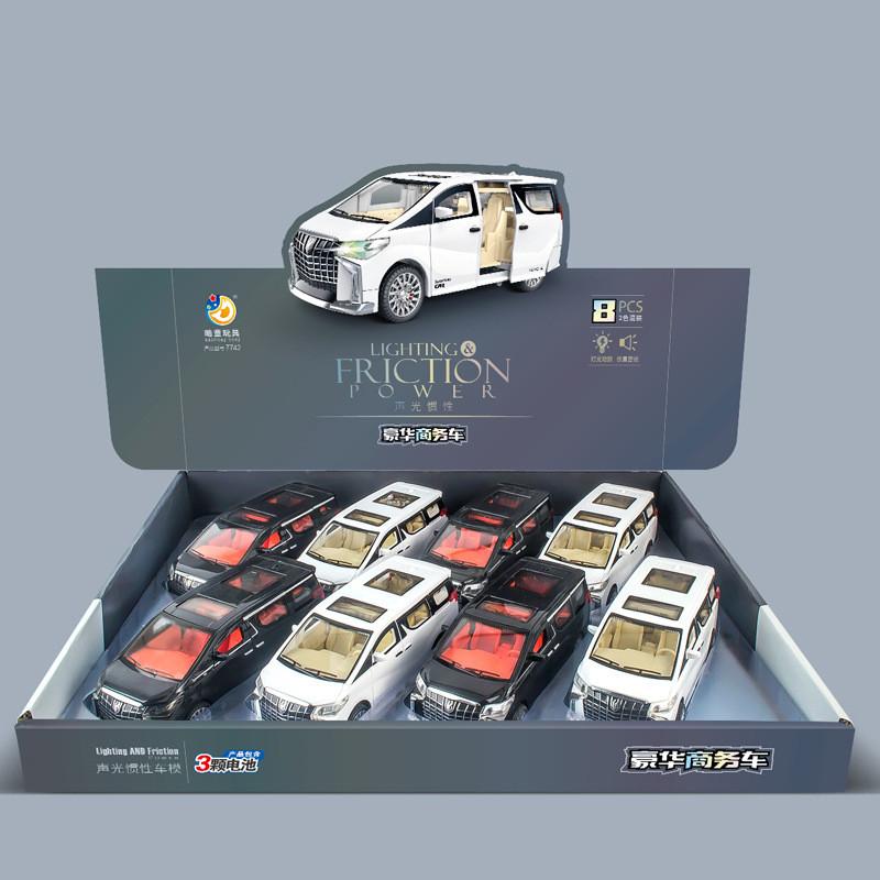 Six Commercial Door Vehicle Model With Music Lighting Inertia Children Car Toy