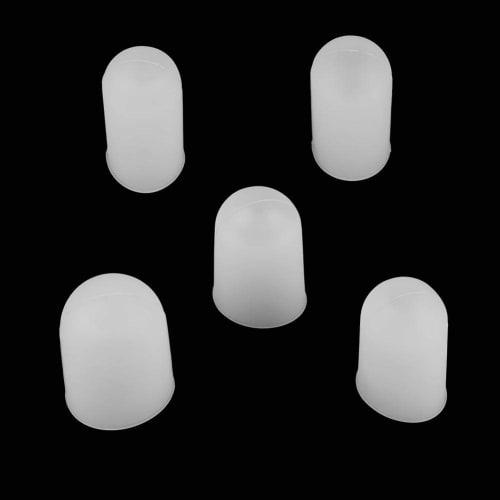Yosoo Fingertip Protectors, Thumb Trigger Fingertip Protectors, Protective Caps for Cooking, Food-Grade Silicone, Reusable Fingertip Protection Pads,