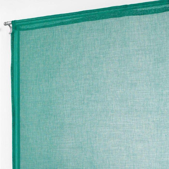 Paire de Rideaux Voile 60 x 160 cm Sandras Emeraude