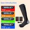 Heated Socks Outdoor Skiing Warm Footwear Constant Temperature Electric Socks With 4-level Temp Control 5000mAh Portable Power