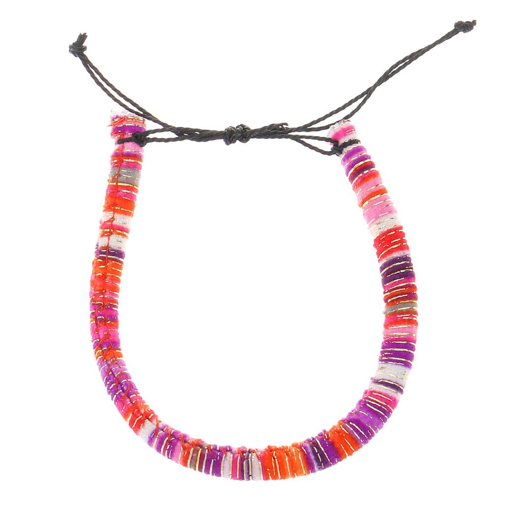 Set di Braccialetti da Spiaggia per Uomo e Donna, Braccialetti da Uomo Surfer, Braccialetti Estivi Boho Intrecciati con Cordino Regolabile, Cavigliere
