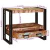 Washbasin Cabinet Multicolored Solid Upcycled Wood