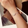 Barbie [Original design] Cute bow, elegant temperament, ins fan sweet decoration, 925 silver zircon bracelet, women's style ZJYSL-YS-017