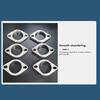 Accessories Universal Stainless Steel Exhaust Muffler Flange Exhaust Pipe Connection 51mm 64mm 76mm Joint