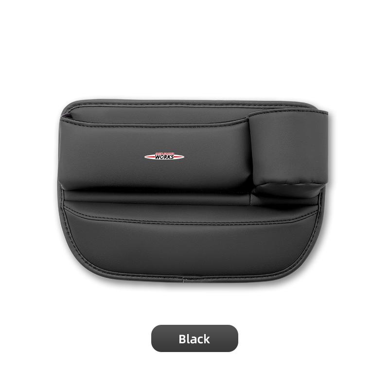 Leather Car Seat Gap Organizer Storage Box Cup Holder Auto Interiors For Mini Cooper One JCW F54 F55 F56 F57 F60 R50 R52 R53 R55 Rdxzk11