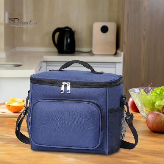 Große isolierte Lunchtasche, Lebensmittelaufbewahrungstasche für Restaurants, Bento-Box mit großer Kapazität, Picknicktasche, tragbarer, verdickter Thermo-Eisbeutel