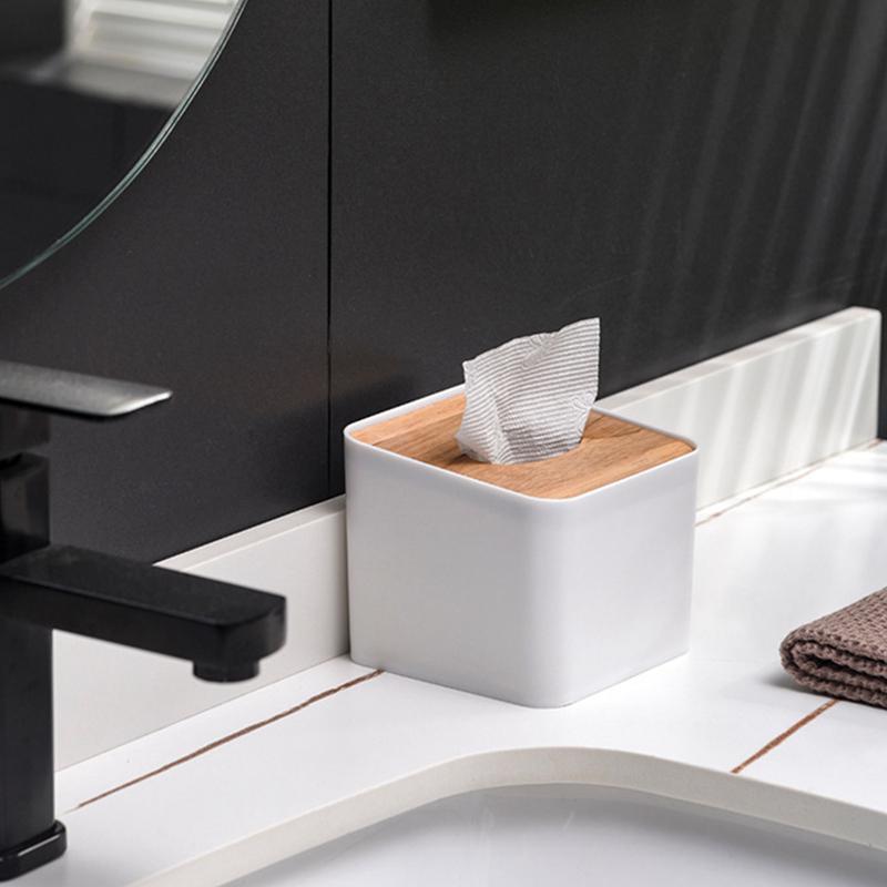 Taschentuchhalter aus Holz, Taschentuchbox für den Haushalt, Auto-Taschentuchbox, Möbel-Aufbewahrungsbox