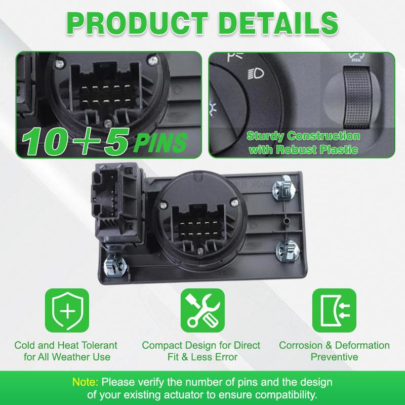For Lincoln Mark LT 2006-2007 for Ford F150 2005-2008 10 and 5 P Headlight Control Switch 1S9939 7L3Z11654CB