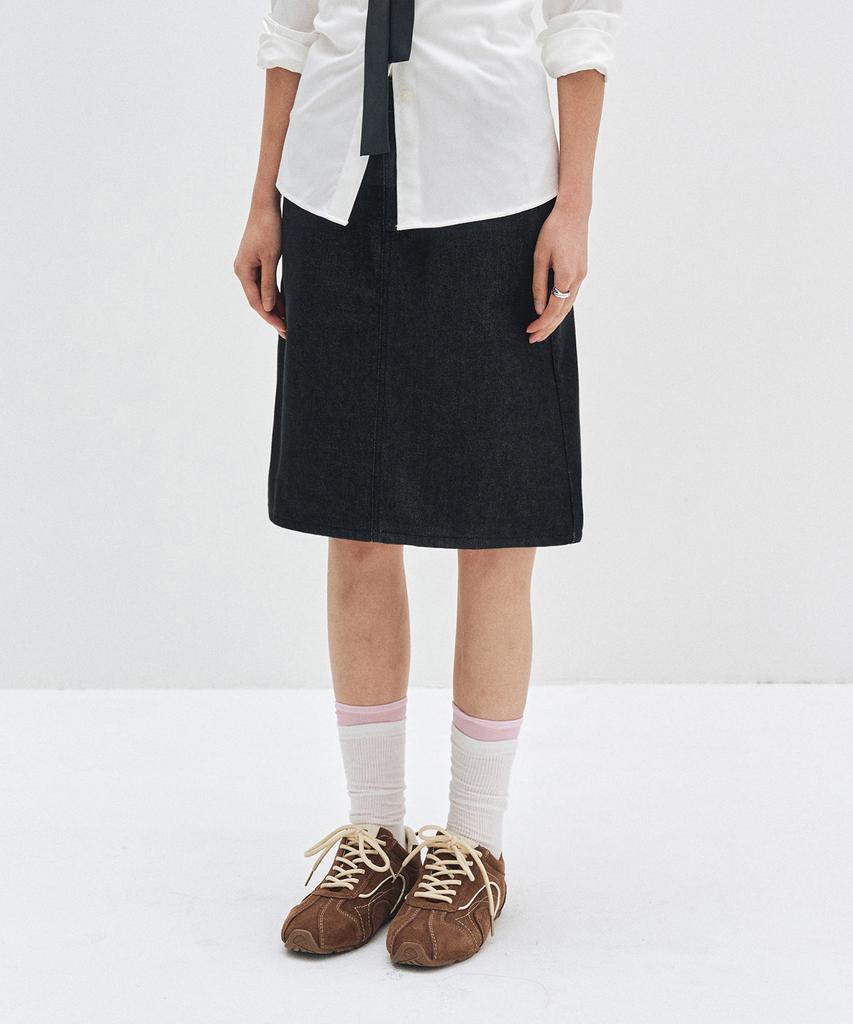 Deketeuumeon Signature Midi Skirt Dcsk002Cpblack