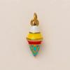 18K Gold Retention Stainless Steel Mushroom Pendant for DIY Accessories