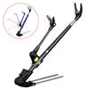 1.7M/2.1M/2.4M New Stainless Steel Thickened Telescopic Fishing Rod Bracket Fishing Rod Dual Purpose Bracket Fishing Rod Holder