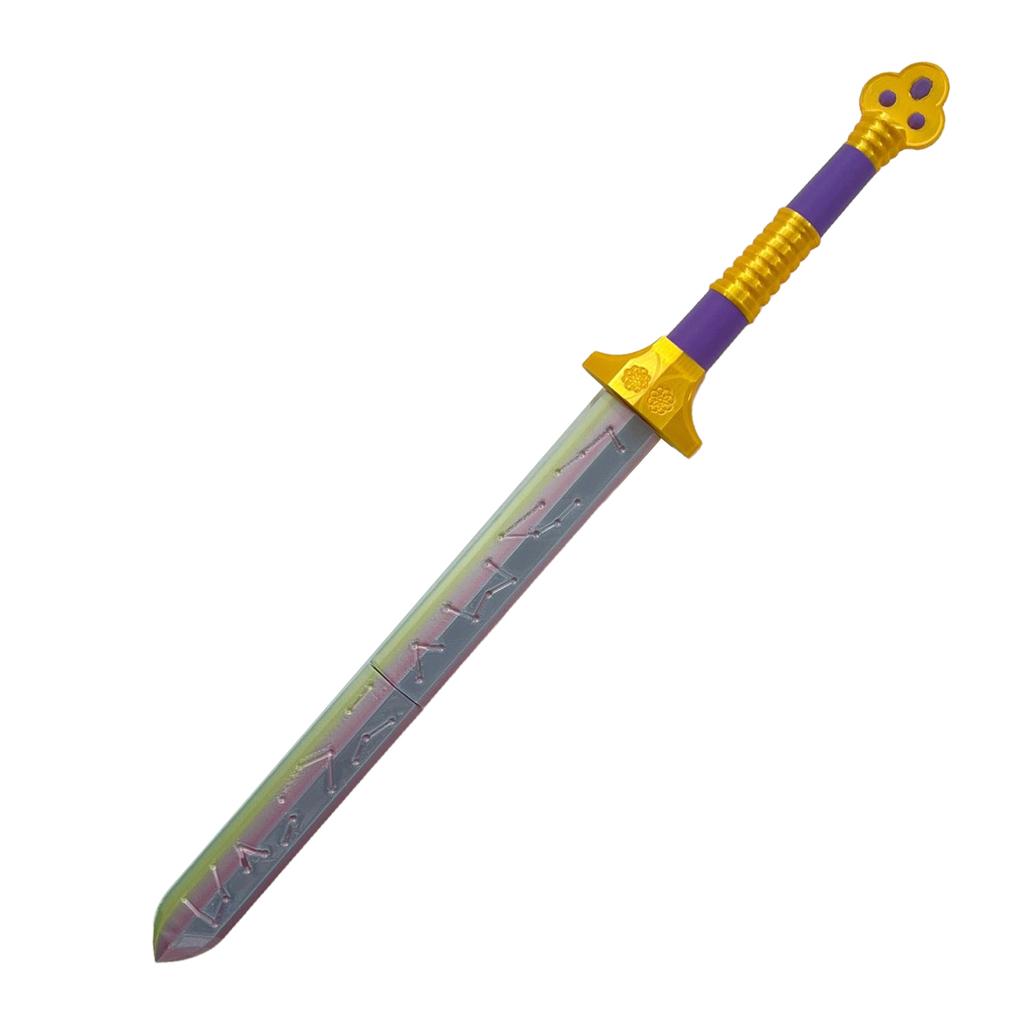 3D Printed Cosplay Sword PLA Role Playing Sword Collectible Cosplay Costume Prop for Festival Holiday Gifts Purple