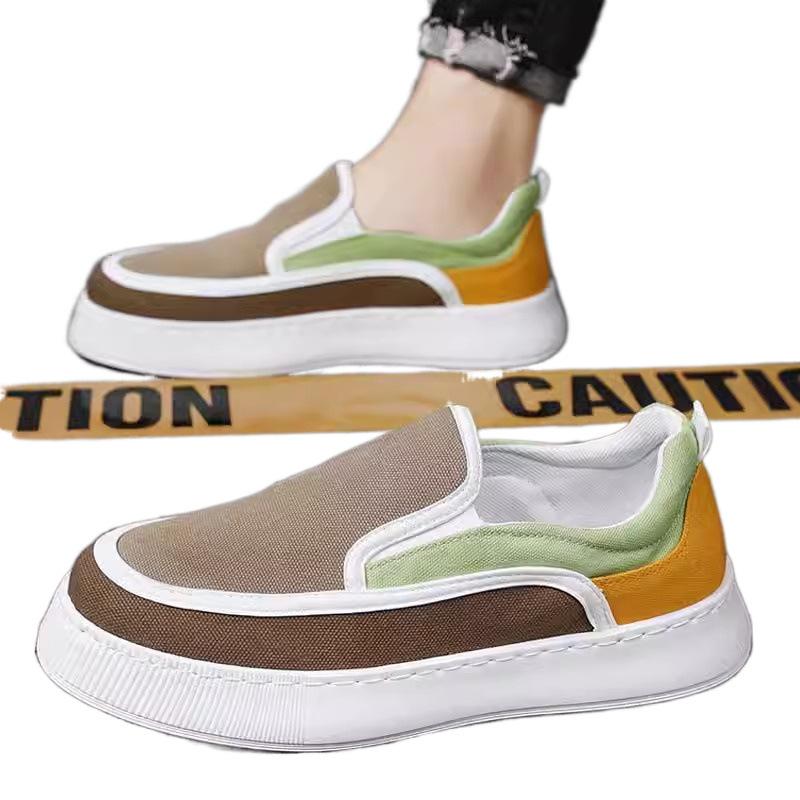 Canvas summer breathable thick-soled sports and leisure board shoes cloth shoes