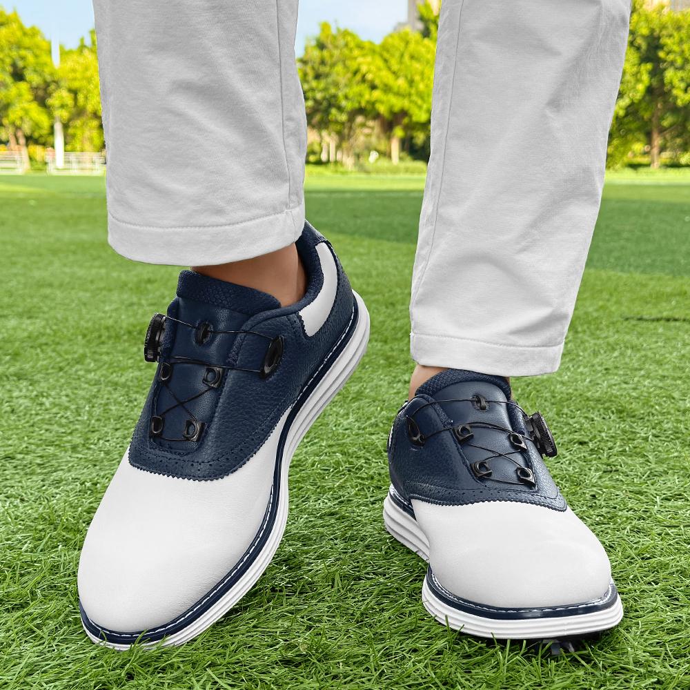 2026 Nouvelles Chaussures de Golf Mode Extérieure Homme Fitness Chaussures de Golf Pelouse Confortables Antidérapantes Loisirs Chaussures de Marche Golf