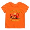 Cotton Children's T-shirts Daniel Tiger’s Neighborhood Cartoon Print Short Sleeve Retro Boys Cute Girls Tees Casual Tops Summer