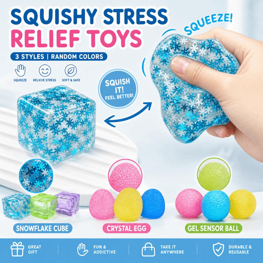 Anti-stress Stress Relief Toys Slow Rise Sensory Squishy Toys Fidget Squeeze Toys  Adults Kids