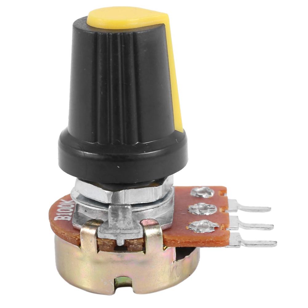 A84X-10 Piece 100K Ohm 3 Terminals Linear Taper Rotary Audio B Type Potentiometer Pot