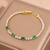 Popular bracelet, titanium steel does not fade, love zircon bracelet, high-end female light luxury niche bracelet, bracelet.