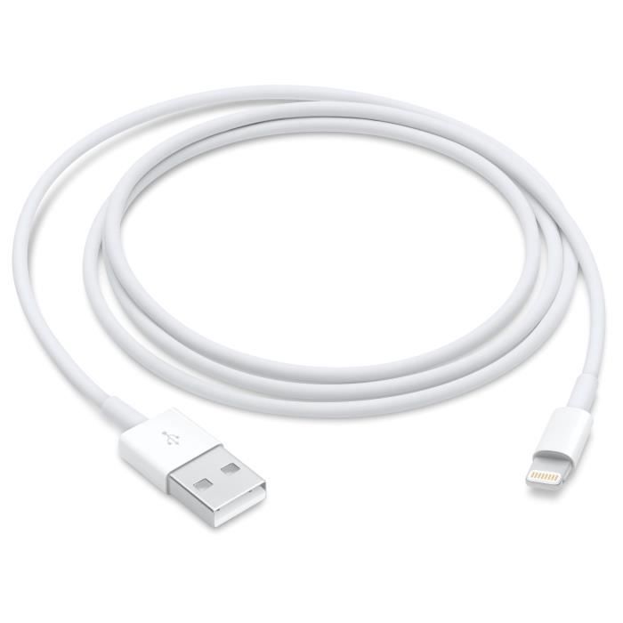 Apple Blanc Câble Lightning Vers Usb (1 M) - Neuf - Image 8
