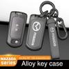 AAGE1 Zinc Alloy Car Remote Key Case Cover Shell For CX-5 CX5 CX-7 CX7 3 2 6 Atenza CX-9/CX9 MX5 Car Holder Case Accessories