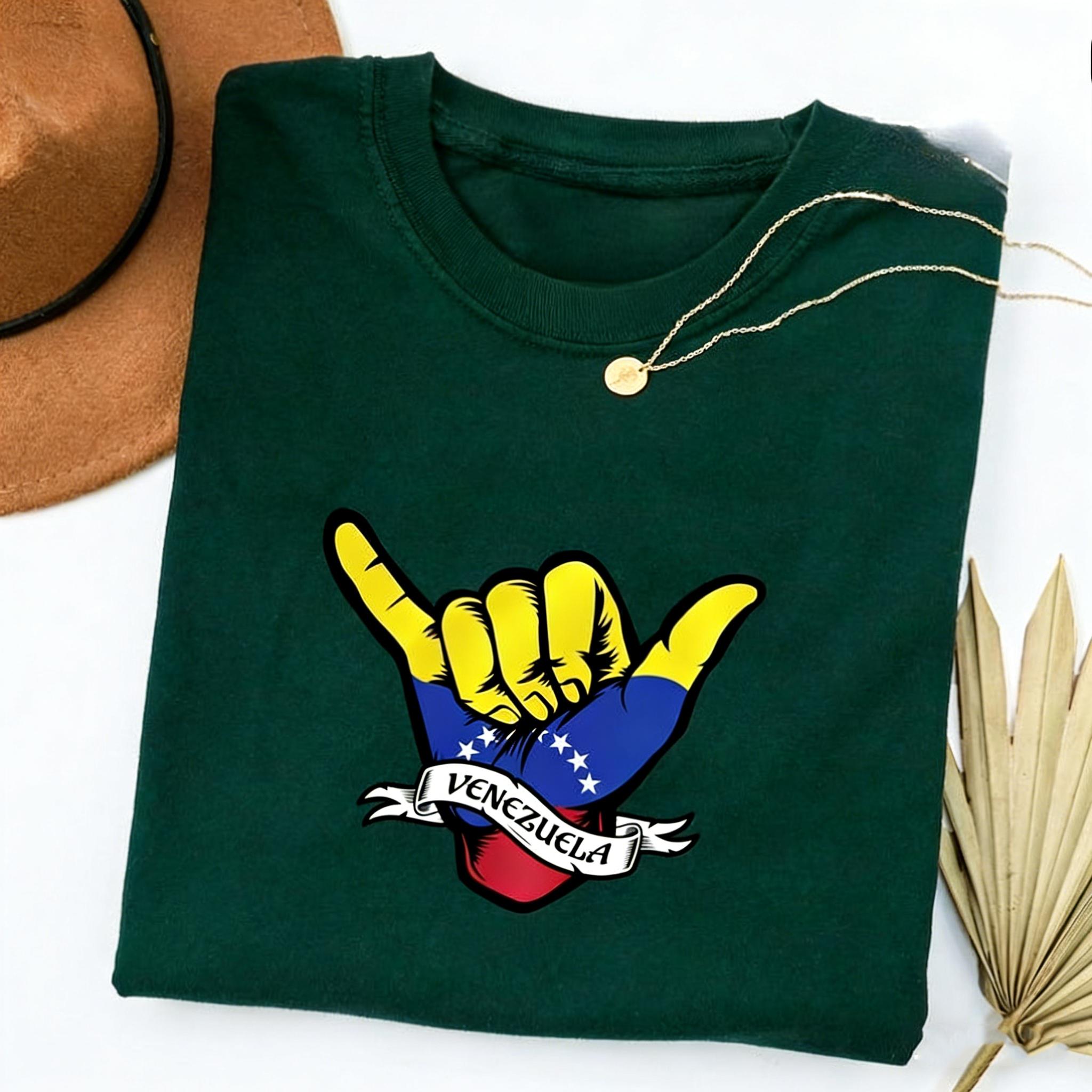 

Shaka Hand Venezuelan Flag Pride Hang Loose Surf Graphic Peace Not War USVenezuela 2026 Caracas Matching Hoodies Sweatshirt 3XL