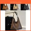 Chic Retro Casual Shoulder Bag For Daily Use In Black Brown Khaki And Coffee Color Options