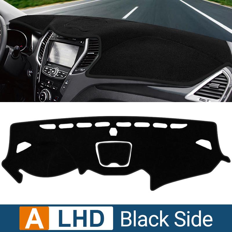 

Автомобильные аксессуары для Hyundai Santa Fe 3 2013 2014 2015 2016 2017 Чехол на приборную панель, избегайте попадания света, коврики с защитой от ультрафиолета, нескользящие коврики