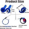 7/8 22Mm Twist Throttle Accelerator Handle Grips For Pit Bike Mini Bike Throttle Cable Kit 4-Stroke Dirt Bike Pocket Bike For 50Cc 90Cc 110Cc