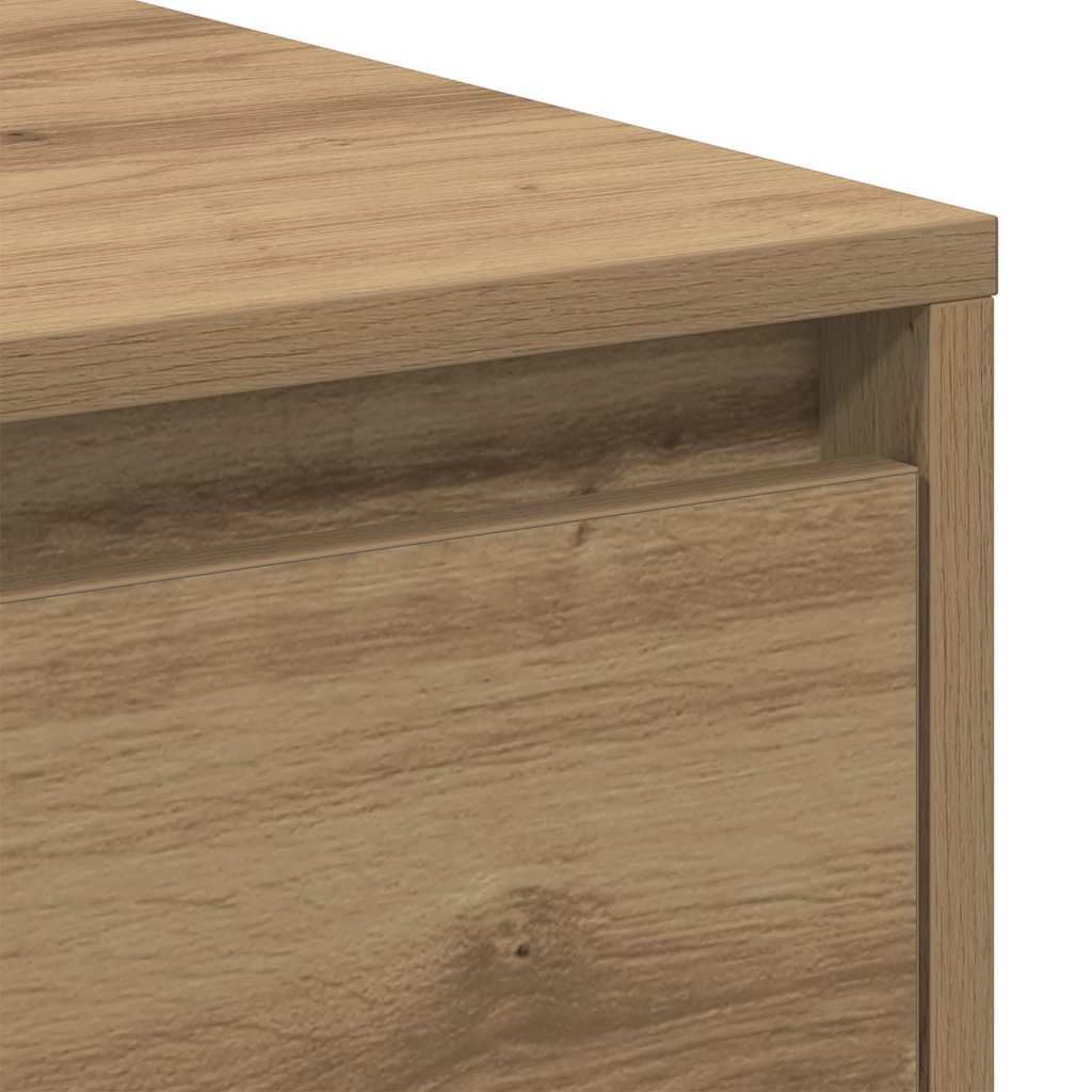 Nightstand Artisan Oak 45 X 34 X 44.5 Cm Engineered Wood