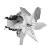 Drying Oven Fan Motor Aluminum 6 Blades Fan Motor Replacement Part for Constant Temperature Oven