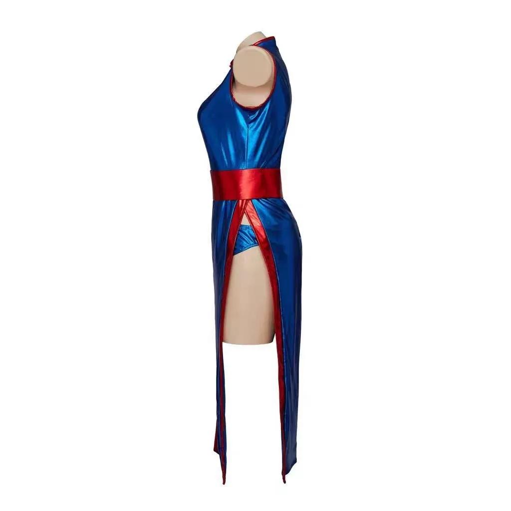 Dragon Ball Chi-Chi Bojové Qipao Cosplay Kostým, Dámský Halloweenský Anime Role Play Outfit