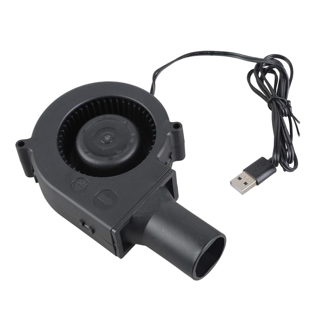 USB 5V Turbo Blower 3 Speed Adjustable Fan For Outdoor Camping Forge Fire Management Tool