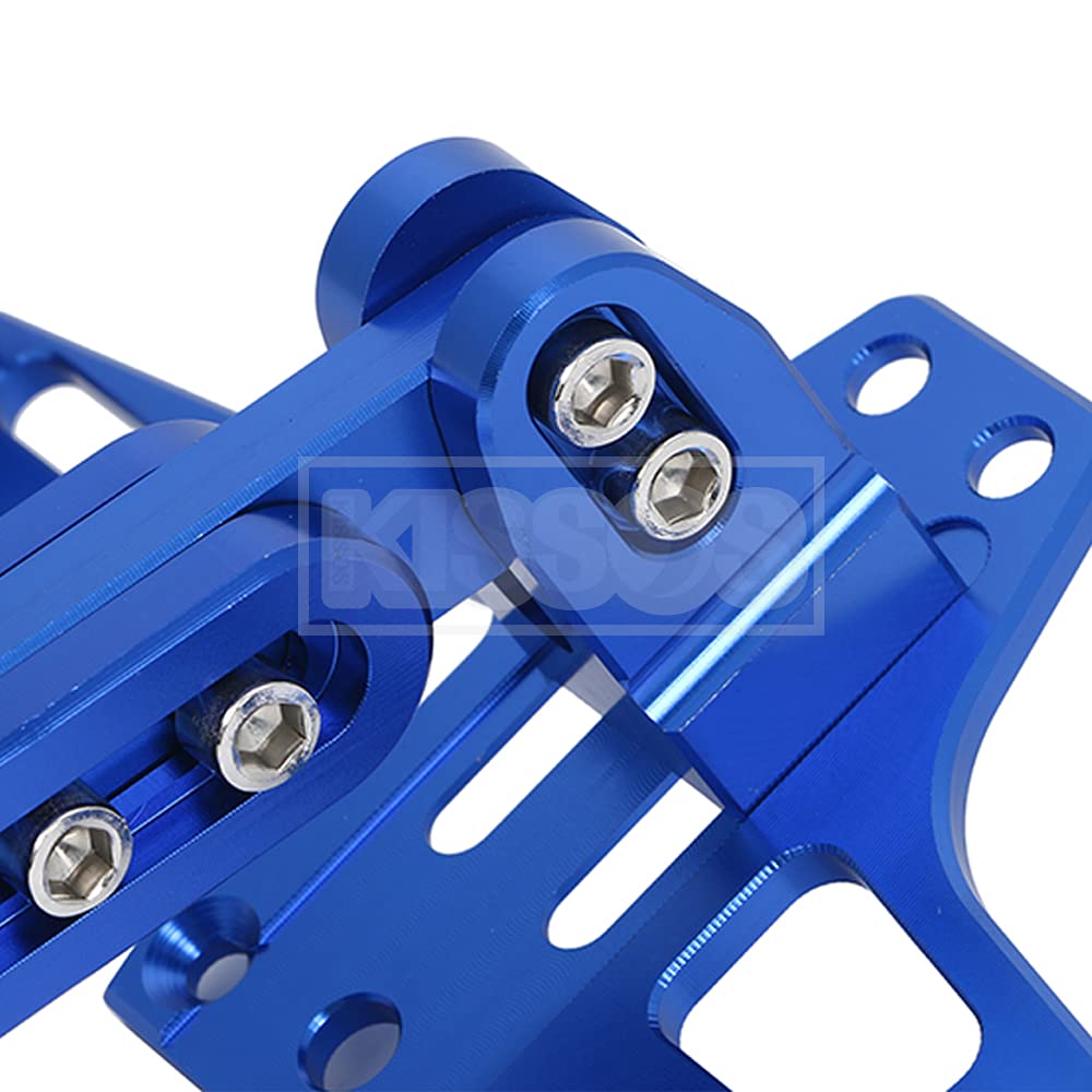License Plate Stay Holder Motorcycle Angle Adjustment with LED Light