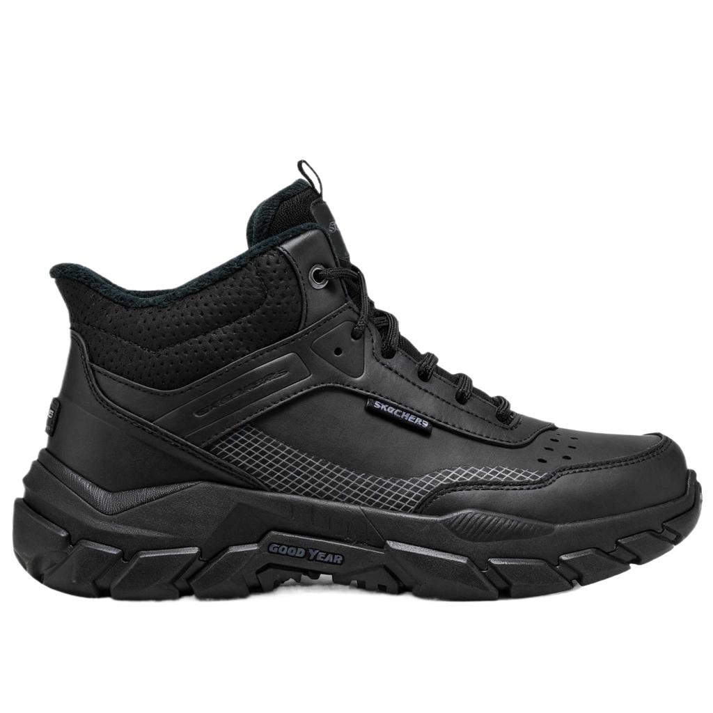 Skechers Santoro Moda Trendy Versatili Stivaletti Corti da Neve Stivali Uomo 211260-BBK