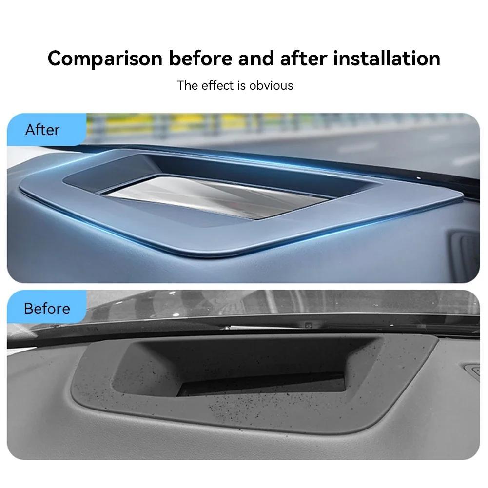Car HUD Display Cover Anti Reflection For BMW X5 2023 2024 Auto HD Tempered Glass Head Up Display Screen Protect Accessories